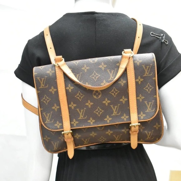 LOUIS VUITTON Marelle Sac a Dos Monogram Canvas Backpack Bag - Picture 1 of 13